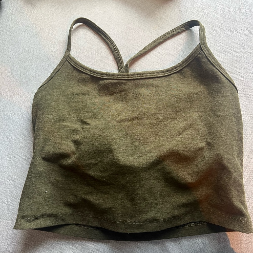 Beyond Yoga slim racer back crop tank